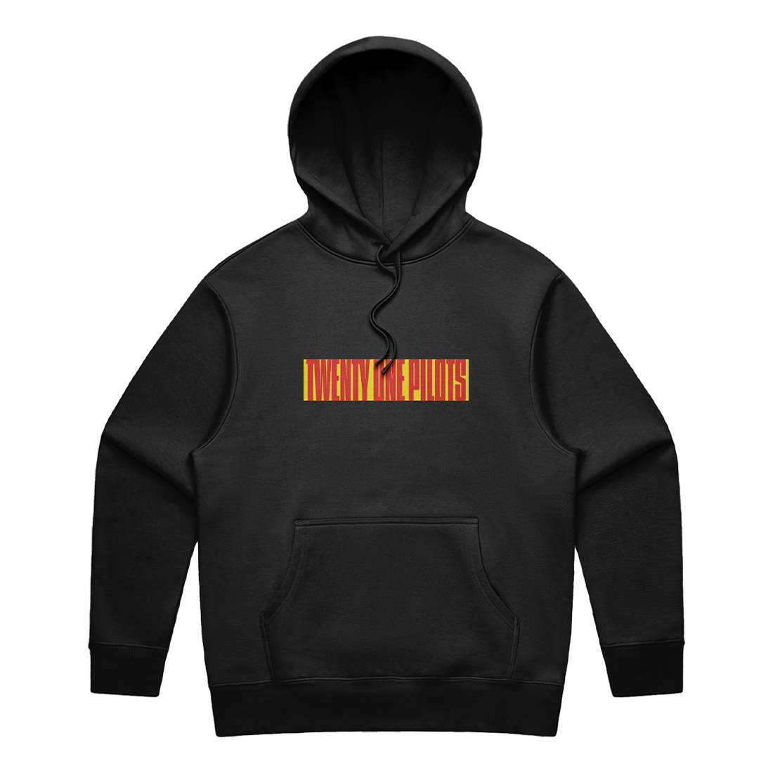 Hoodie Noir "Block Wordmark"